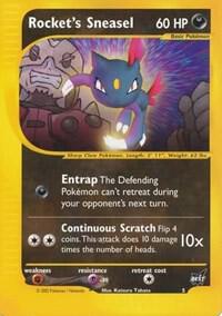 Rocket’s Sneasel #5 · Best of game Pokémon card