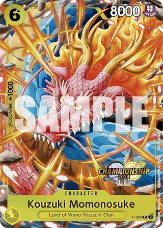 Kouzuki Momonosuke (CS 2024 Event Pack) #P-064-cs-2024-event-pack · One Piece Promotion Cards One Piece card
