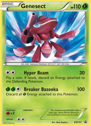 Genesect #BW101 · BW Black Star Promos Pokémon card