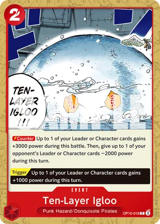 Ten-Layer Igloo #OP10-018 · Royal Blood One Piece card