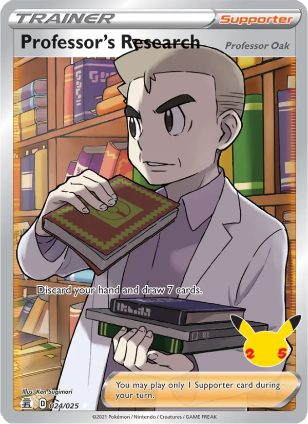 Professor's Research (Professor Oak) full card art