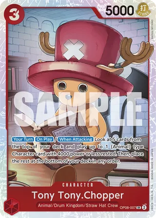 Tony Tony.Chopper #OP08-007 · Two Legends One Piece card