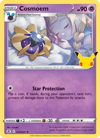 Cosmoem #14 · Celebrations Pokémon card