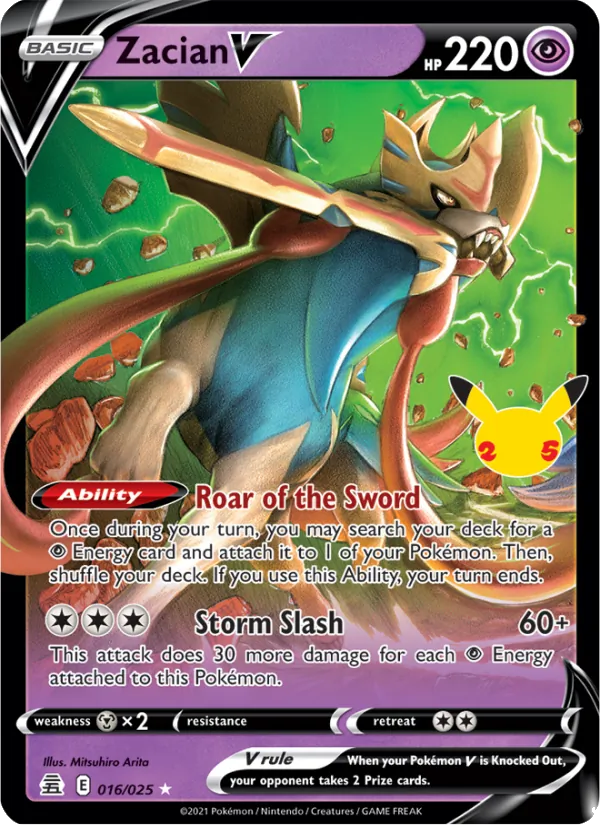 Zacian V full card art