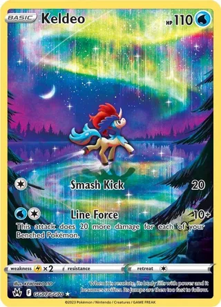 Keldeo #GG07 · Crown Zenith Galarian Gallery Pokémon card