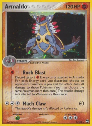 Armaldo #3 · Power Keepers Pokémon card