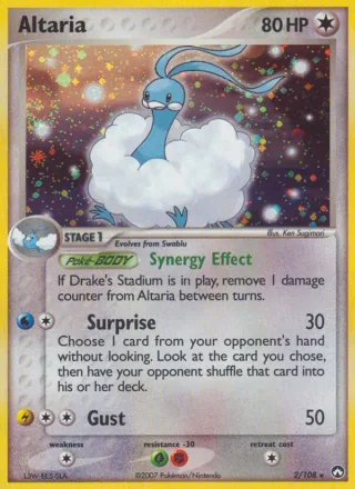 Altaria #2 · Power Keepers Pokémon card