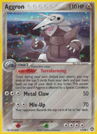 Aggron #1 · Power Keepers Pokémon card