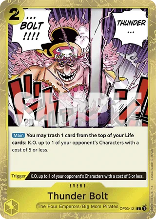 Thunder Bolt (Premium Card Collection -Best Selection Vol. 1-) #OP03-121-premium-card-collection-best-selection-vol-1 · One Piece Promotion Cards One Piece card