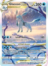 Glaceon VSTAR · Crown Zenith Galarian Gallery Pokémon card