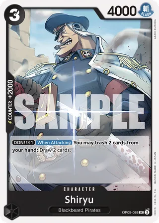 Shiryu #OP09-088 · Emperors in the New World One Piece card