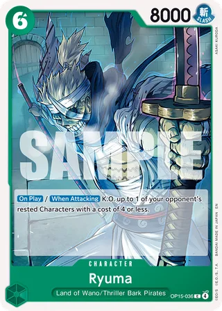 Ryuma #OP15-036 · Adventure on Kami's Island One Piece card
