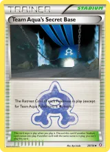Team Aqua's Secret Base · Double Crisis Pokémon card