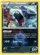 Team Aqua's Sharpedo · Double Crisis Pokémon card