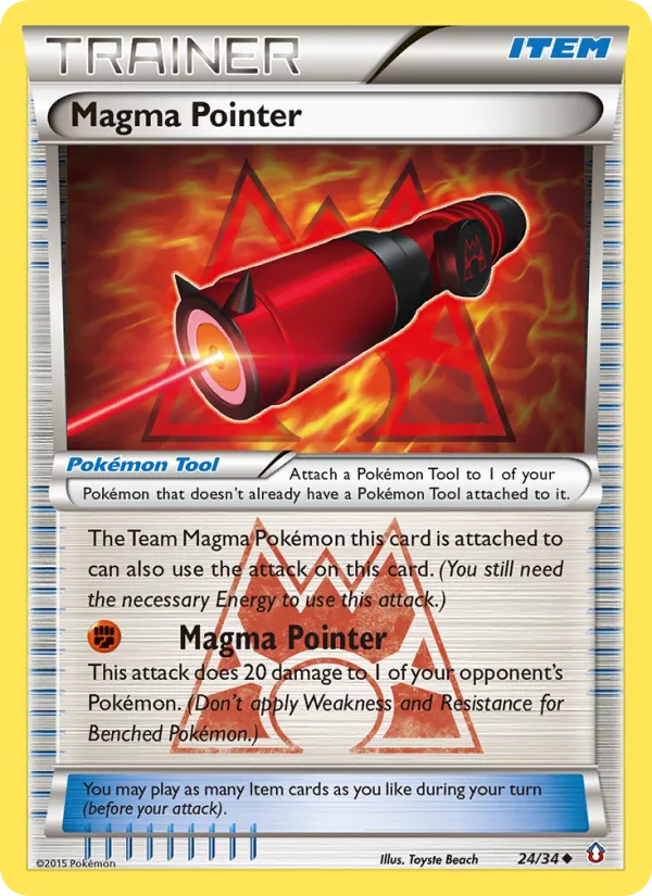Magma Pointer full card art