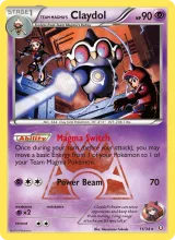 Team Magma's Claydol · Double Crisis Pokémon card