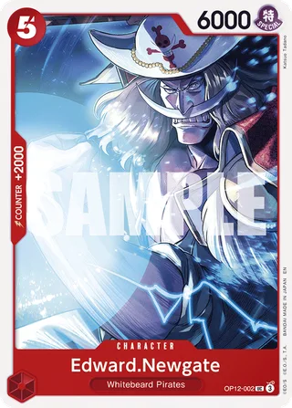 Edward.Newgate #OP12-002 · Legacy of the Master One Piece card