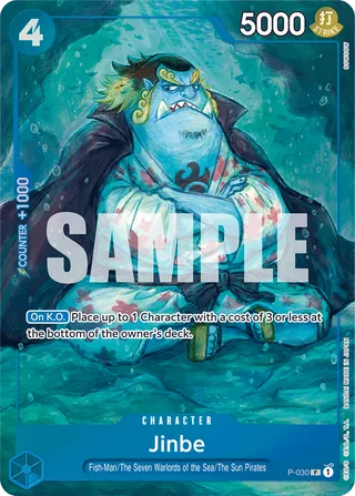 Jinbe (Seven Warlords of the Sea Binder Set) #P-030-seven-warlords-of-the-sea-binder-set · One Piece Promotion Cards One Piece card