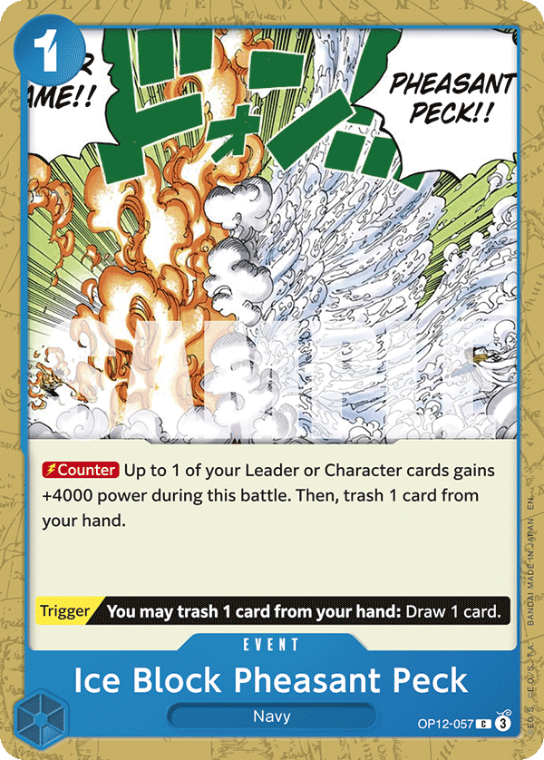 Ice Block Pheasant Peck full card art