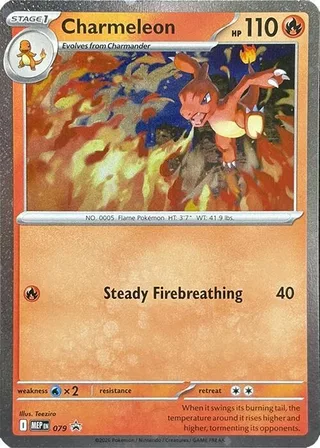Charmeleon #079 · MEP Black Star Promos Pokémon card