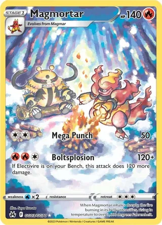 Magmortar #GG03 · Crown Zenith Galarian Gallery Pokémon card