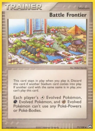 Battle Frontier #71 · Power Keepers Pokémon card