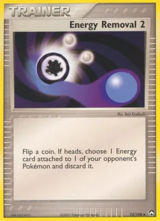 Energy Removal 2 #74 · Power Keepers Pokémon card