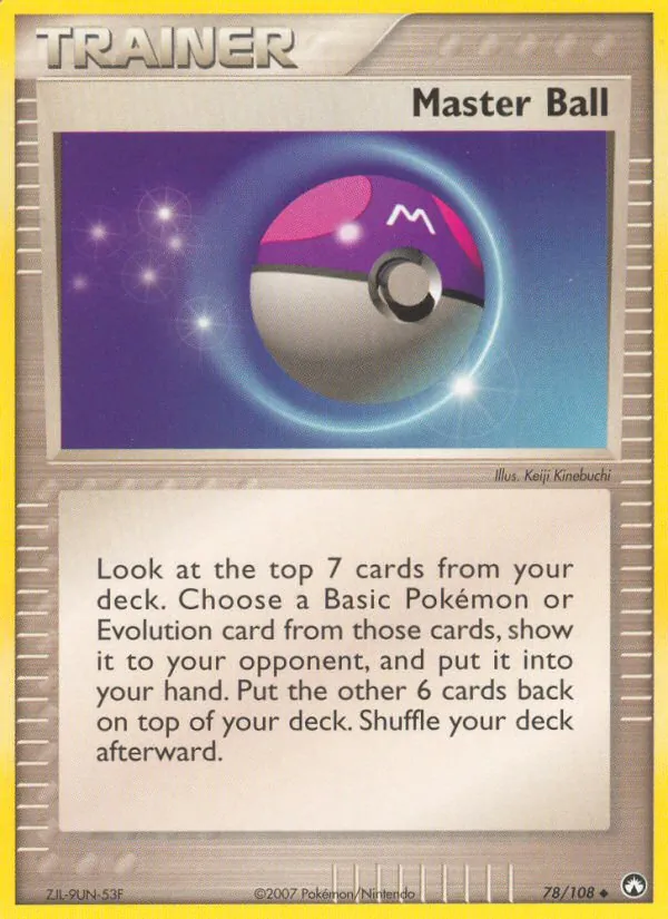 Master Ball full card art