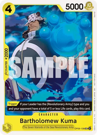 Bartholomew Kuma (Tournament Pack 2025 Vol. 4) #OP09-108-tournament-pack-2025-vol-4 · One Piece Promotion Cards One Piece card