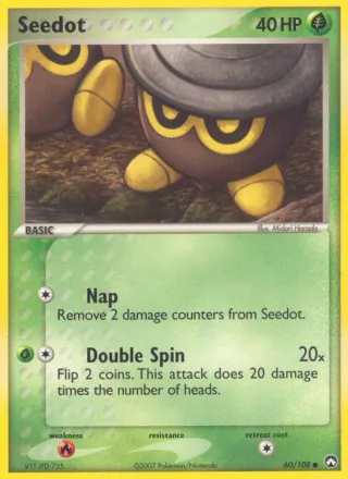 Seedot #60 · Power Keepers Pokémon card