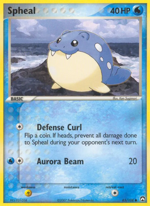 Spheal full card art