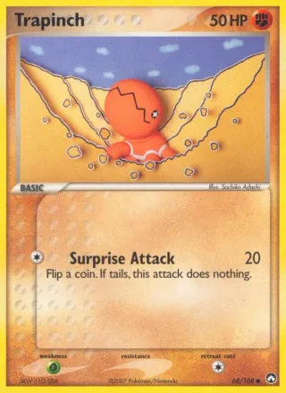 Trapinch #68 · Power Keepers Pokémon card