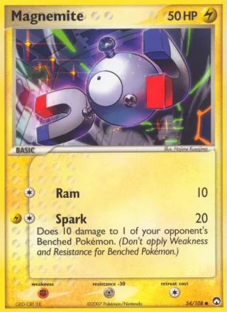 Magnemite #54 · Power Keepers Pokémon card