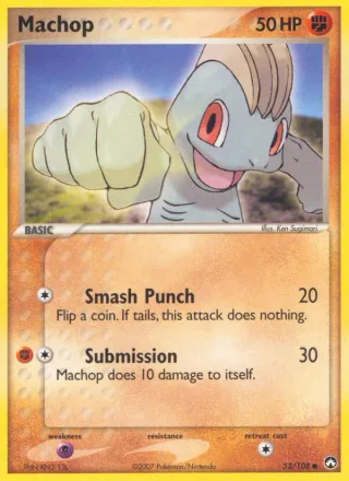Machop #53 · Power Keepers Pokémon card