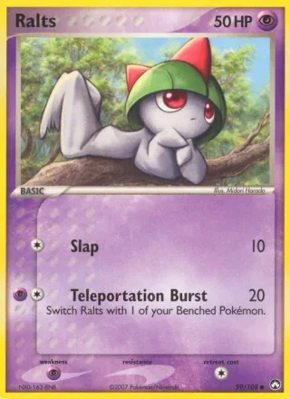 Ralts #59 · Power Keepers Pokémon card