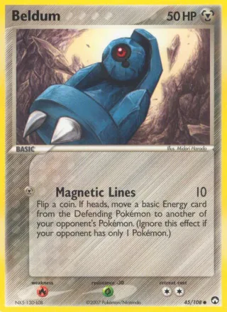 Beldum #45 · Power Keepers Pokémon card