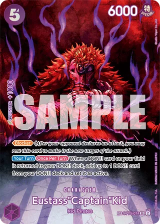 Eustass"Captain"Kid (SP) #OP05-074-sp · 500 Years in the Future One Piece card