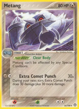 Metang #35 · Power Keepers Pokémon card