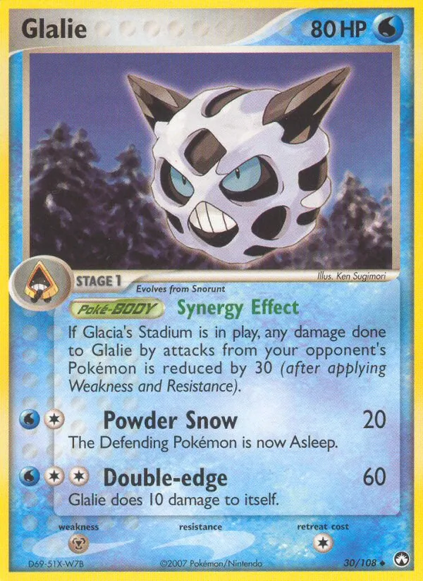 Glalie full card art