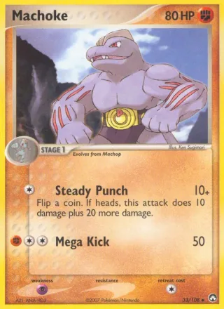 Machoke #33 · Power Keepers Pokémon card