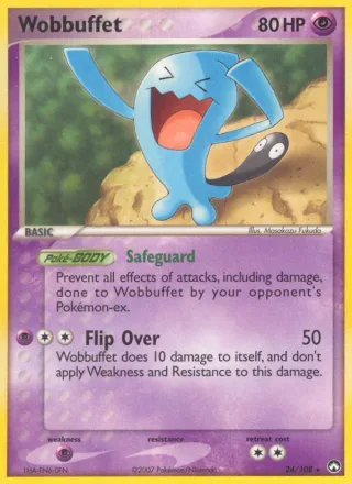 Wobbuffet #24 · Power Keepers Pokémon card
