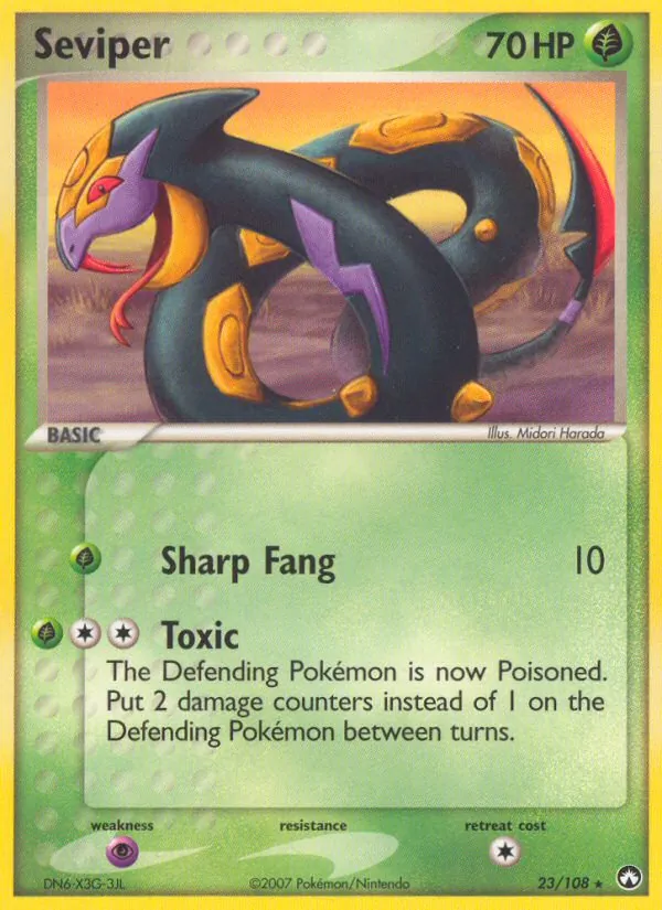 Seviper full card art