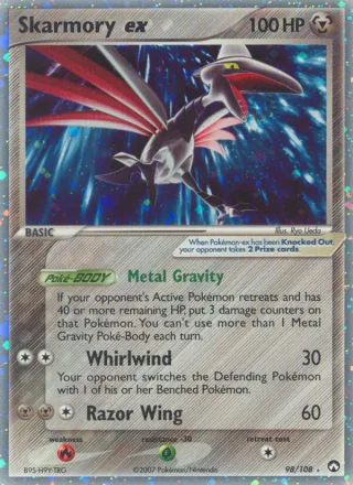 Skarmory ex #98 · Power Keepers Pokémon card