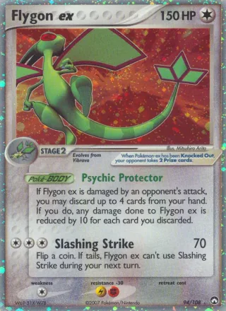 Flygon ex #94 · Power Keepers Pokémon card
