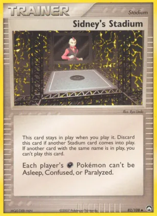 Sidney's Stadium #82 · Power Keepers Pokémon card