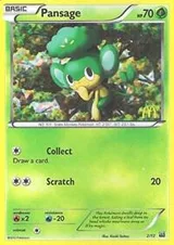 Pansage · McDonald's Collection 2012 Pokémon card