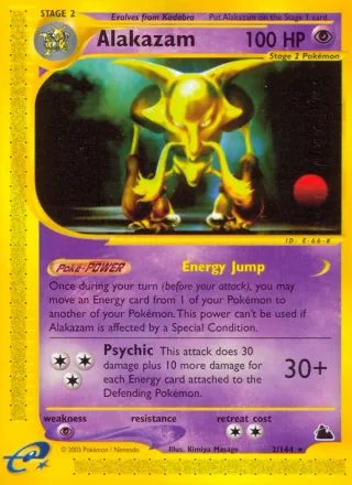 Alakazam #2 · Skyridge Pokémon card