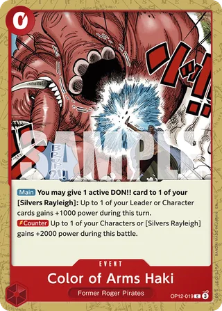Color of Arms Haki #OP12-019 · Legacy of the Master One Piece card