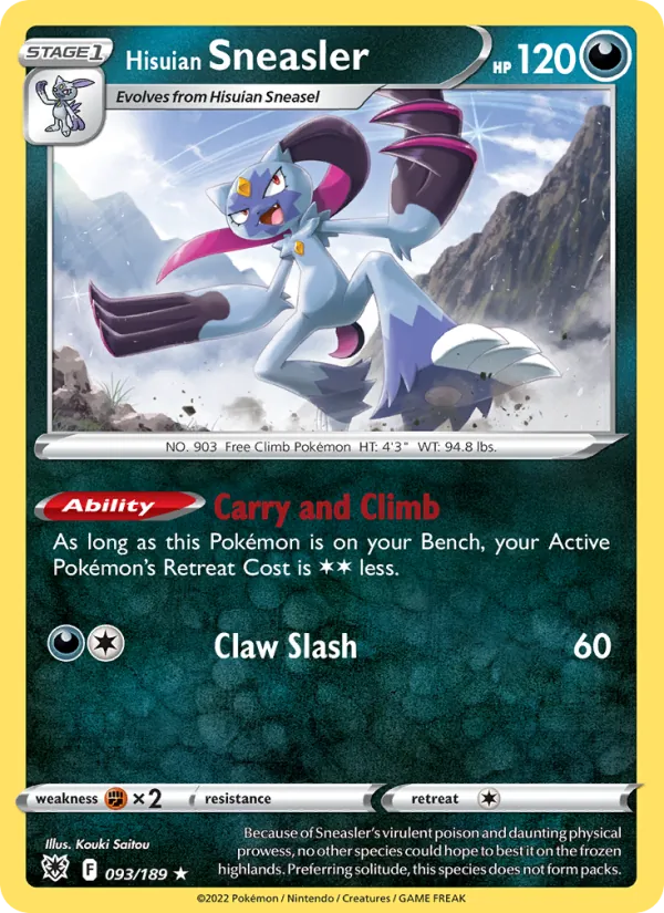 Hisuian Sneasler full card art