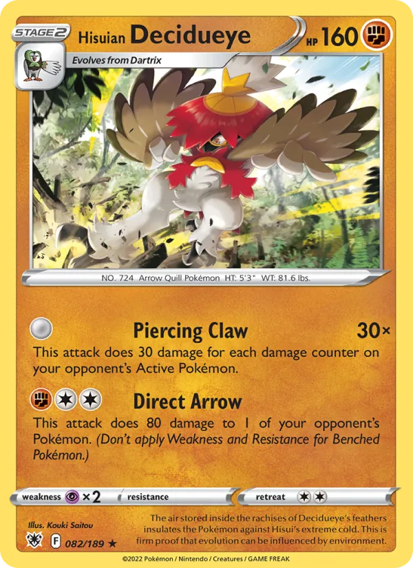 Hisuian Decidueye full card art